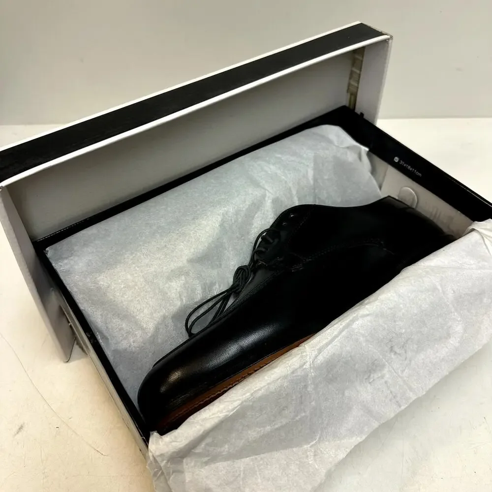NIB Rancourt & Co. x FootJoy Split Toe Derby Dress Shoe Black Calf 79213 9.5 E